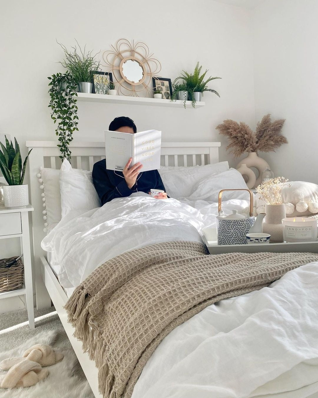 A natural cosy bedroom - IKEA