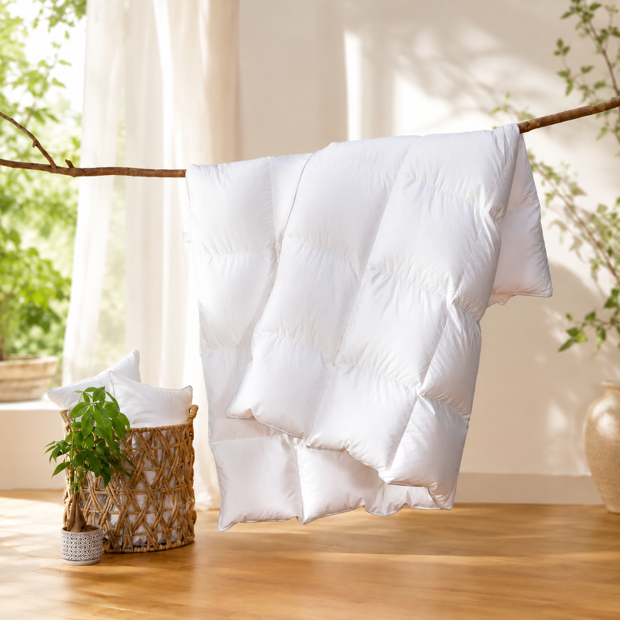 100% Canadian Goose Down Summer Duvet | Lightweight 4.5 Tog