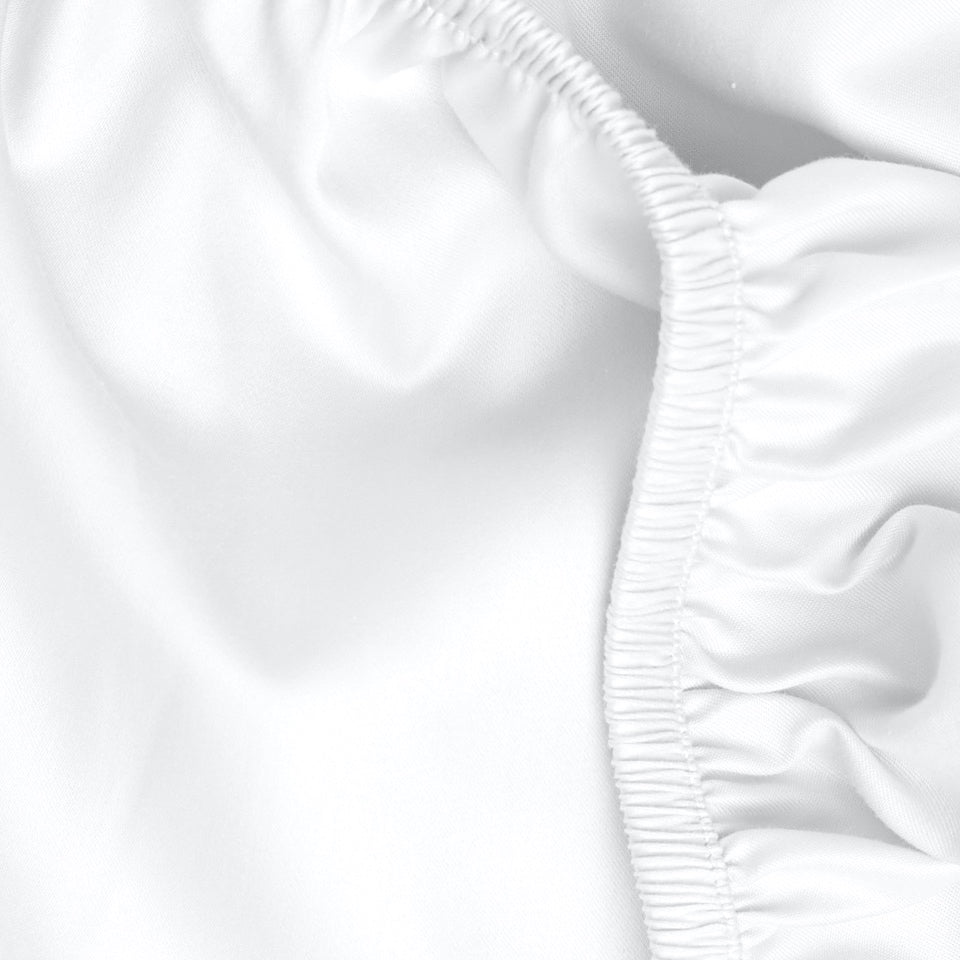 Pure Cotton Sateen Fitted Sheet — Cuddledown