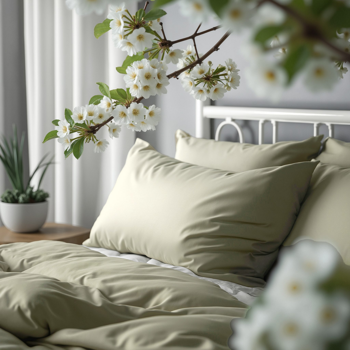 Cotton Sateen Sheet — Cuddledown