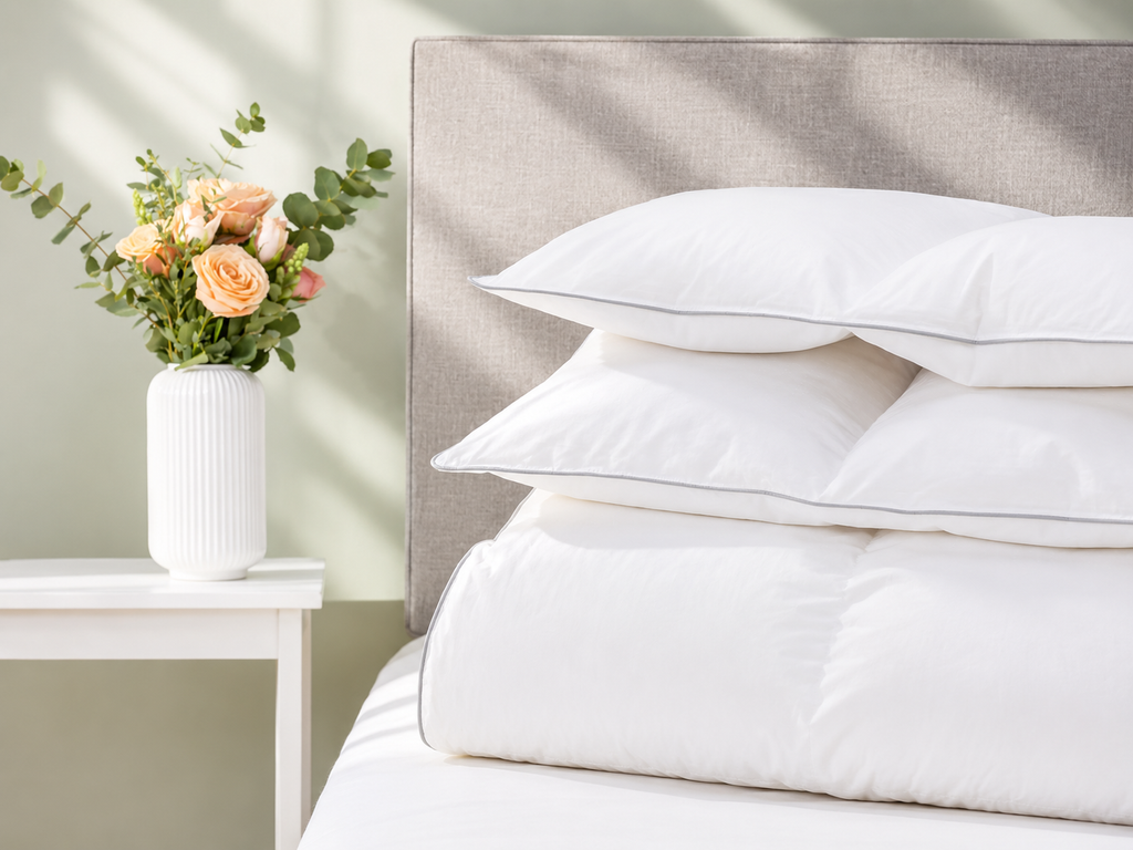 100% Hungarian Goose Down All Seasons Duvet 4.5 + 9 Tog Combination
