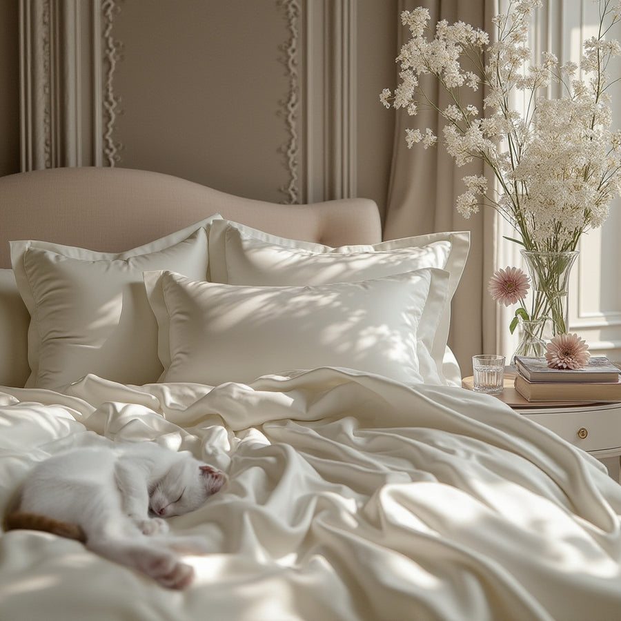 Cotton Sateen Bedding Set — Cuddledown