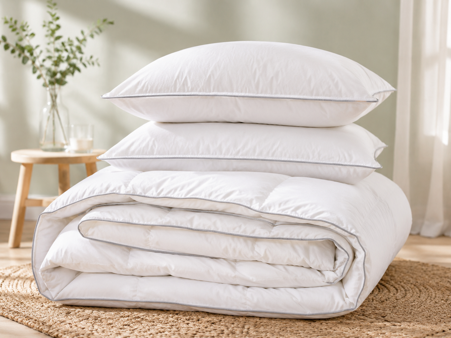 100% Hungarian Goose Down All Seasons Duvet | 4.5 + 9 Tog Combination
