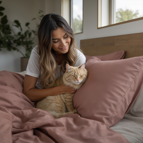 600 Thread Count - Cotton Sateen Duvet Cover