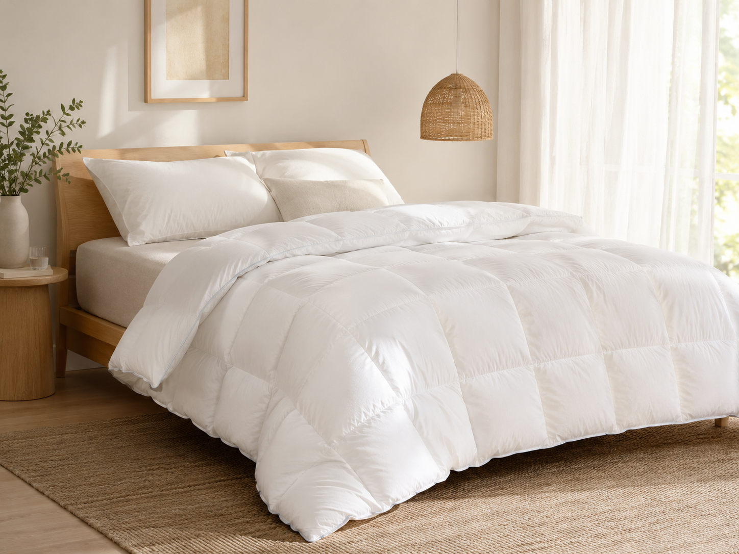Edelweiss Hungarian Goose Down Summer Duvet | Lightweight 4.5 Tog