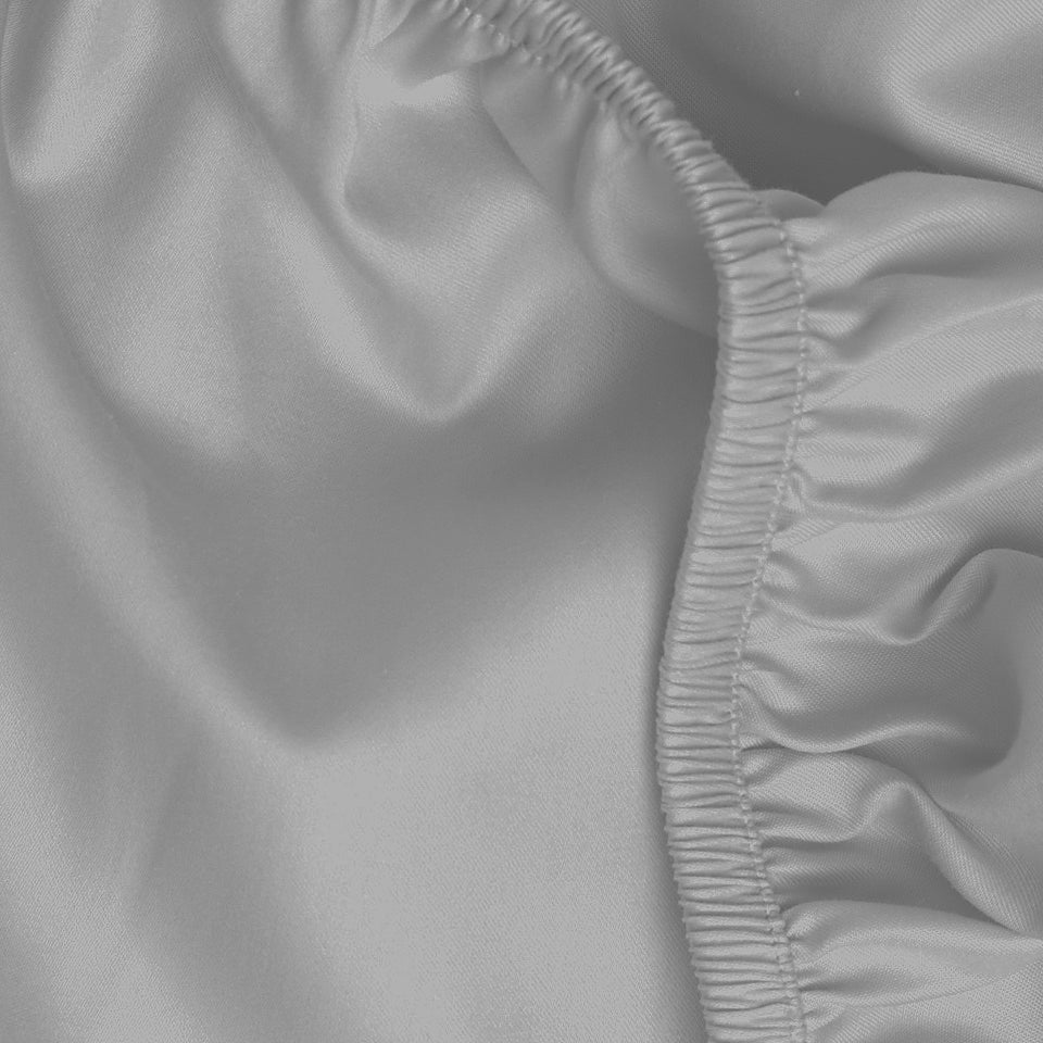 Pure Cotton Sateen Fitted Sheet — Cuddledown