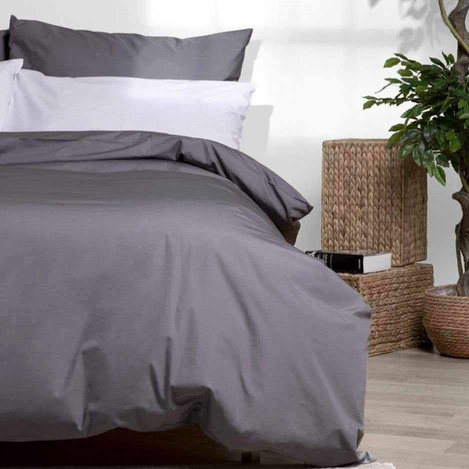 Pure Cotton Percale Duvet Cover — Cuddledown